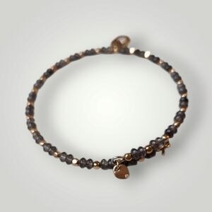Keep Collective Gold and Gray Beaded Bracelet